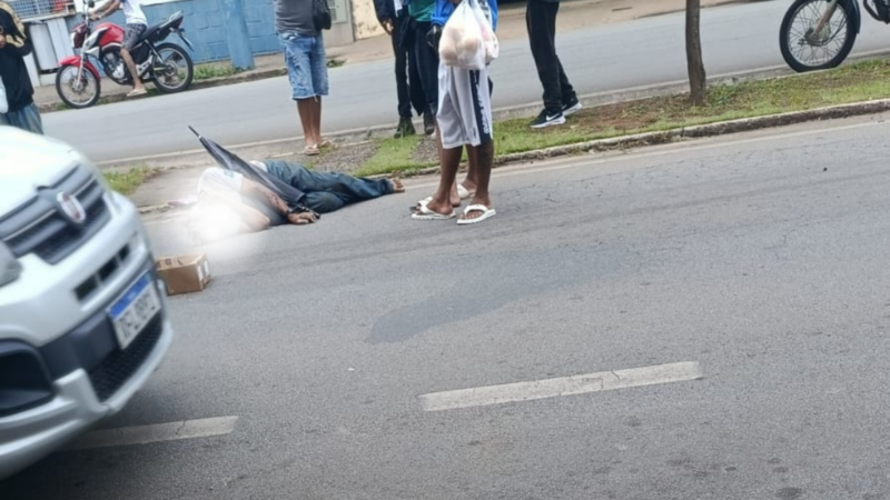 Idoso morre atropelado por motociclista na avenida Manoel da Custódia