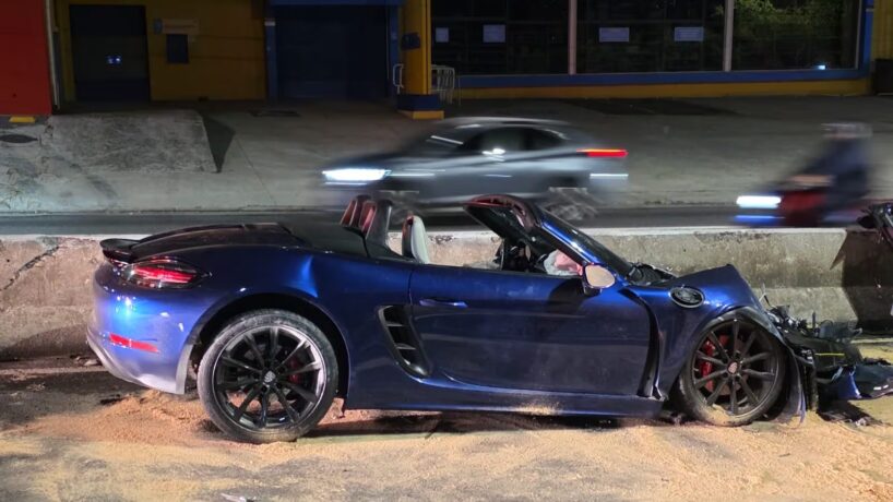 Vídeo: homem que pegou Porche sem autorização em estacionamento não tinha CNH e estava bêbado