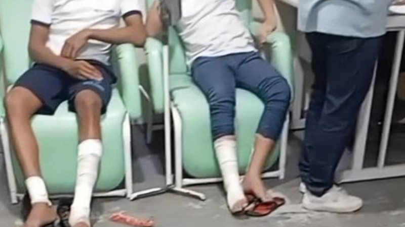 Vídeo: bomba caseira explode  em escola do Rio e pelo menos oito crianças ficam feridas