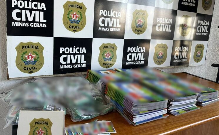 PCMG apreende figurinhas falsificadas da Copa do Mundo em Patos de Minas