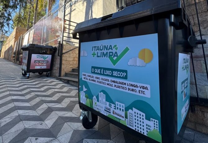Coleta seletiva em Itaúna é relançada, mas serviço ainda tem muitas falhas