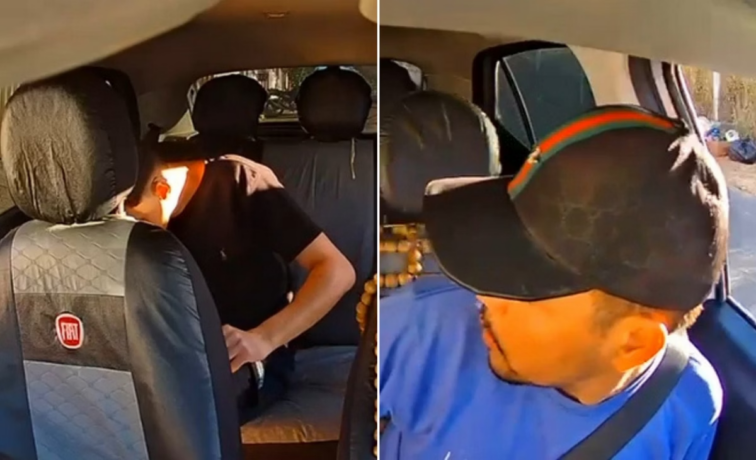 Vídeo: homem é preso após se masturbar em carro de aplicativo em Nova Serrana