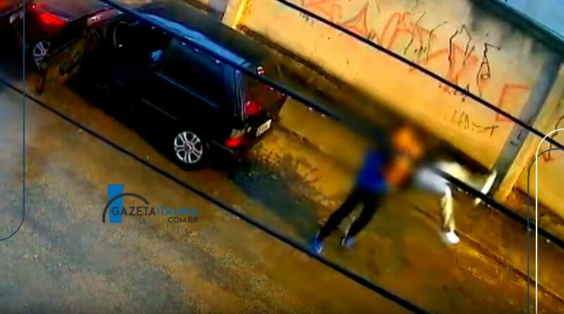 Vídeo: câmeras flagram jovem de 19 anos sendo espancado após briga de trânsito em Contagem