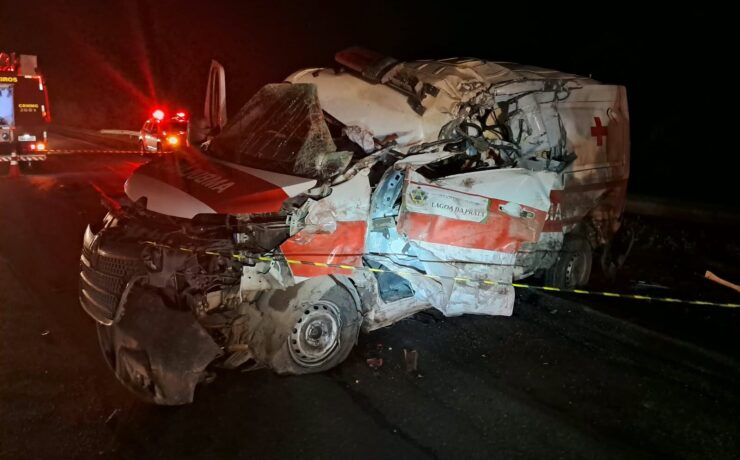 Motorista de ambulância de Lagoa da Prata morre em acidente com rodotrem na BR-354
